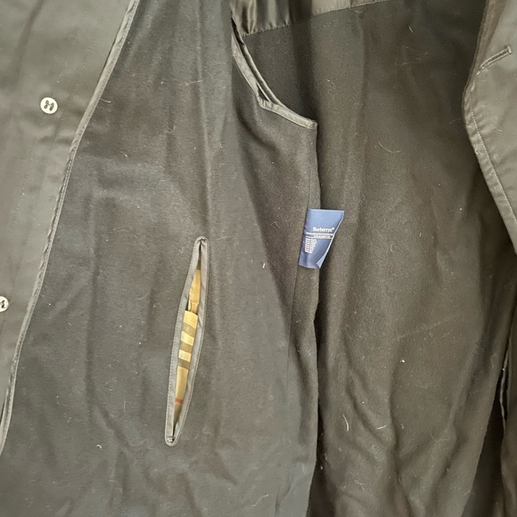 Burberry Men’s 2XL Double-Breasted Belted Long Trench Coat in Black - Picture 5 of 11